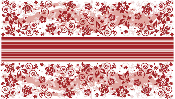 红色木槿镶顶图片下载