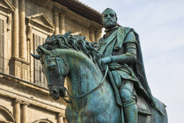 柯西莫一世骑马雕像图片下载