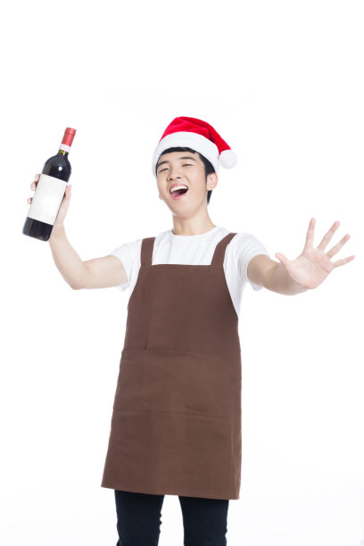 快乐自信的服务员图片下载