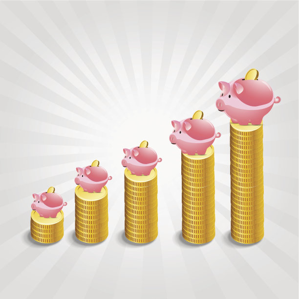 储蓄。小猪储蓄罐-插图图片下载