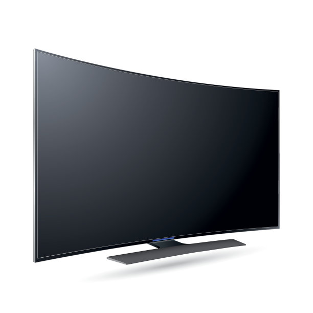 向量黑色智能电视模板图片下载