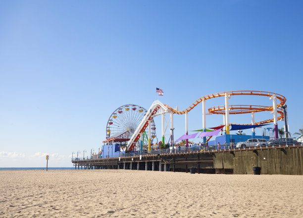 圣塔莫尼卡码头图片下载