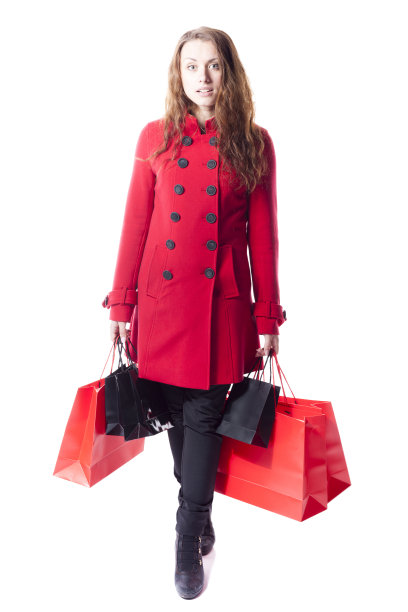 冬季购物图片下载