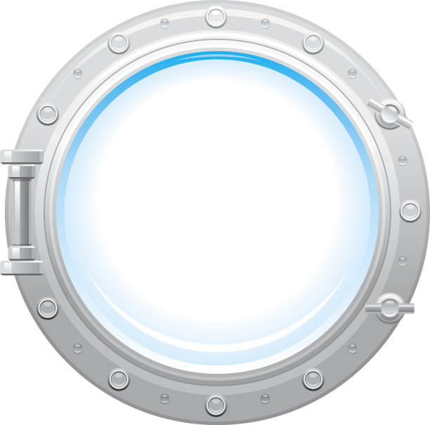 舷窗有白色玻璃图片下载