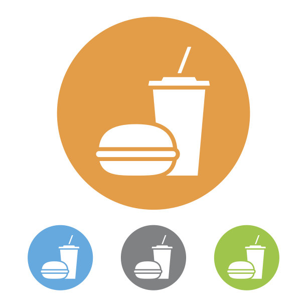 零食和饮料图标图片下载