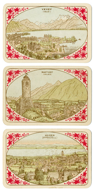 扑克牌瑞士1880年海登·马蒂尼·韦维图片下载