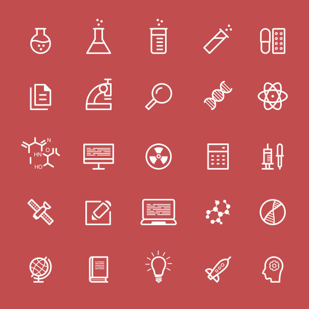 科学和物理图标图片下载