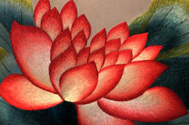 丝绸刺绣图片下载