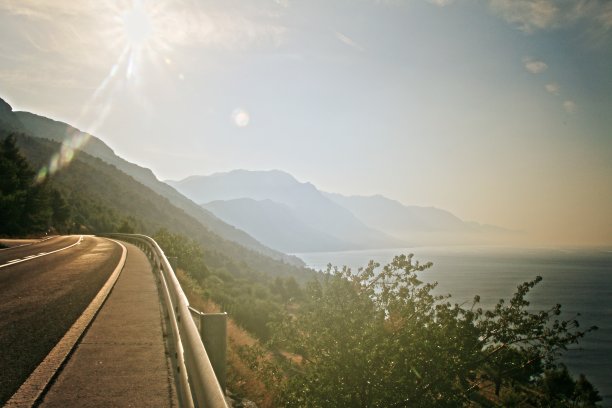 海边的路图片下载