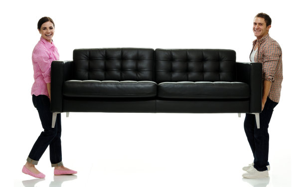 幸福夫妻搬家图片下载