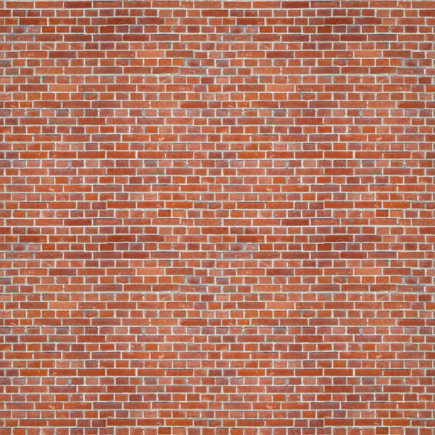 无缝砖墙纹理(1:1格式)素材图片
