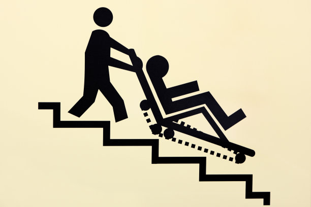 残疾人进入标志轮椅楼梯辅助技术图片下载