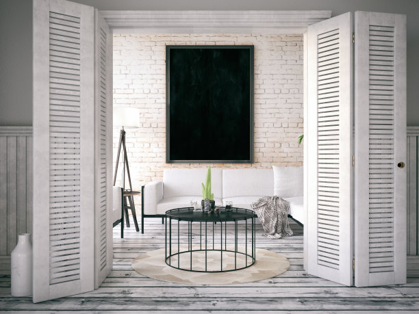 客厅的模型框架图片下载