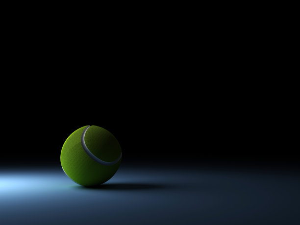 网球球聚光灯图片下载