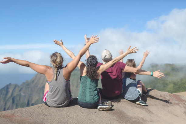 夏威夷徒步旅行图片下载
