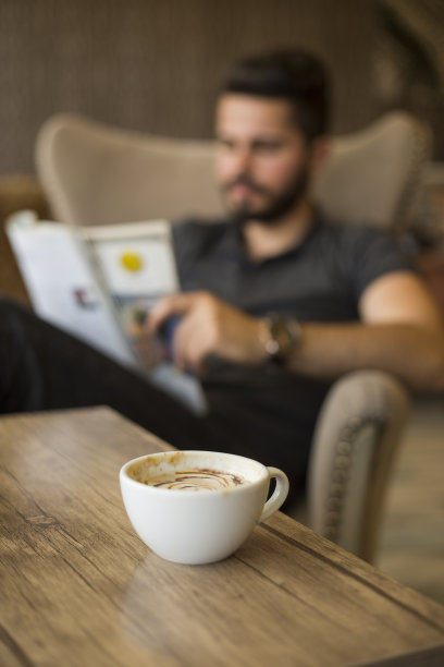 阅读和咖啡图片下载