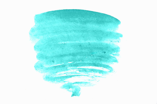 蓝色水彩抽象背景素材图片