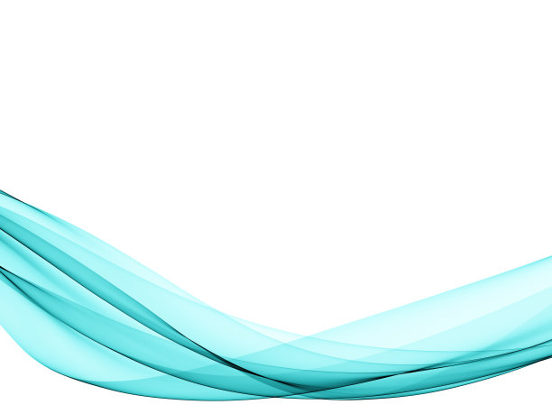 蓝色抽象波图片下载