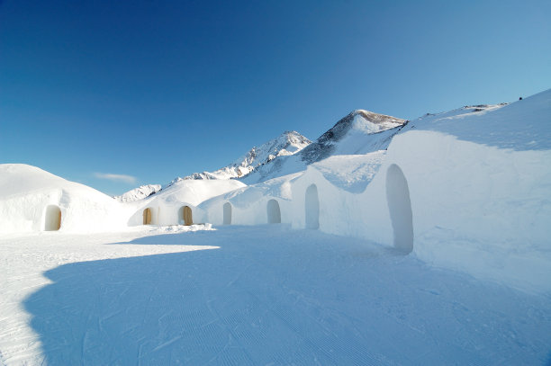 雪酒店图片下载