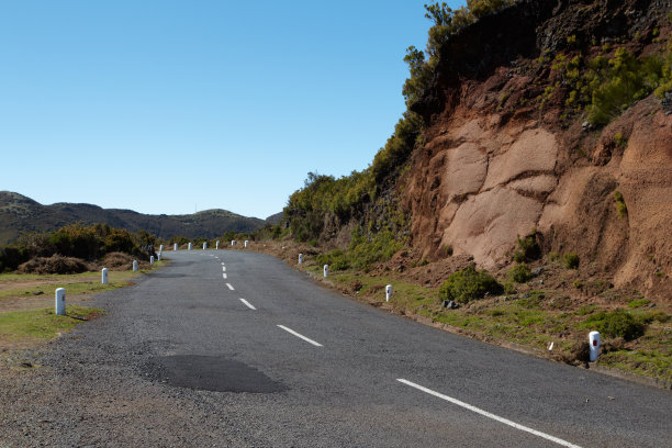 马德拉的山路。图片下载