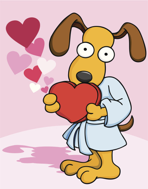 小狗浪漫图片下载