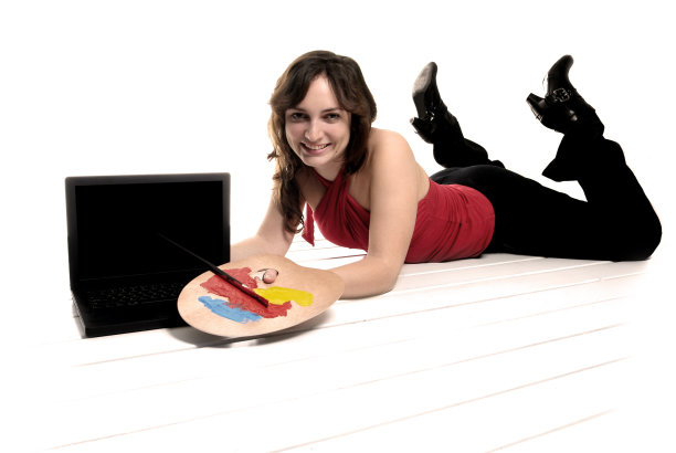 计算机艺术肖像图片下载