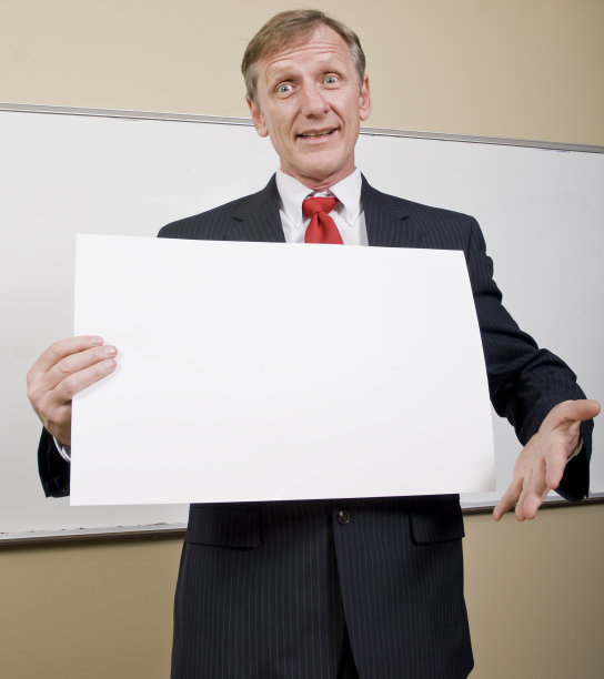 空白符号的商人图片下载