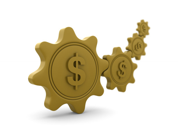 美元符号齿轮图片下载