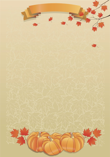 秋季框架坦克雕刻海报图片下载