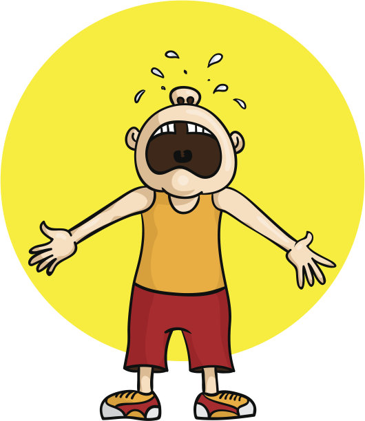 孩子哭了图片下载