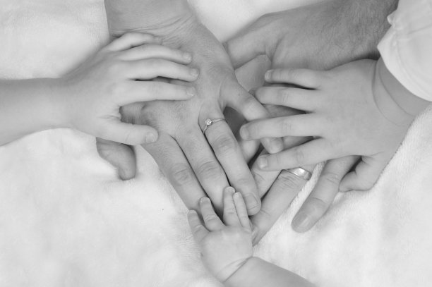 家庭手部特写图片下载