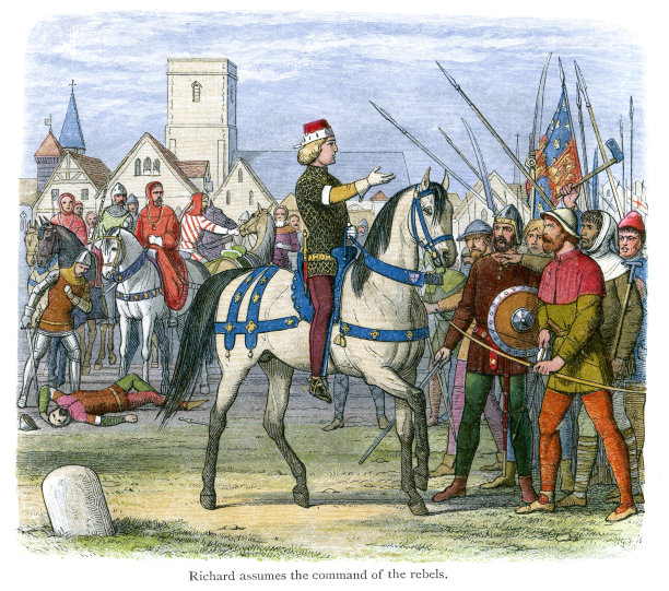 理查二世接管起义军图片下载
