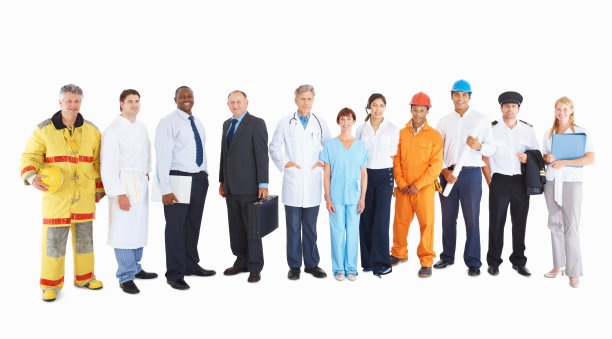 他们各自的职业都是白人图片下载