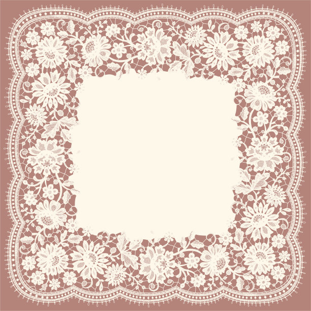 桌巾花边。图片下载