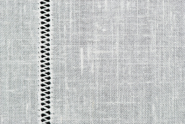 手工刺绣白棉微距背景图片下载