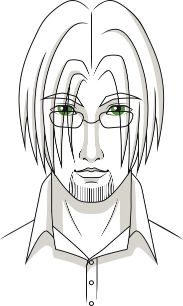 一个年轻人的肖像图片下载