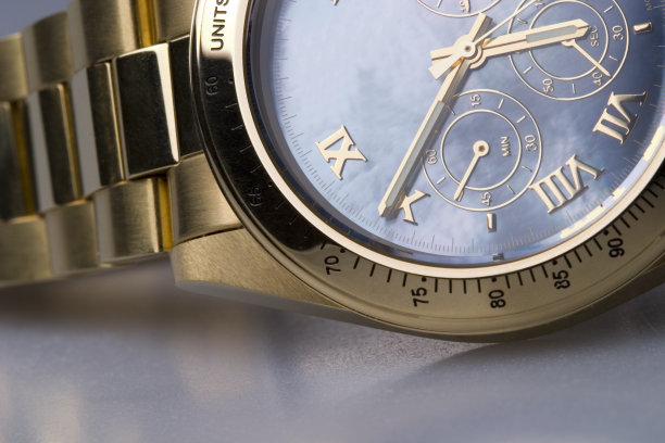 带有不同时区的金表图片下载