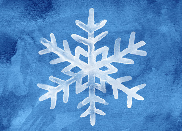画的雪花图片下载