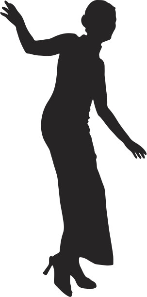 优雅女人的轮廓图片下载