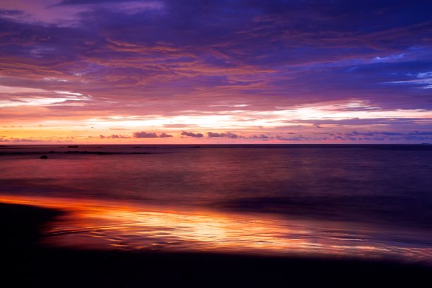 热带天堂的黄昏图片下载