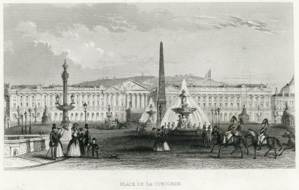 法国巴黎协和广场图片下载