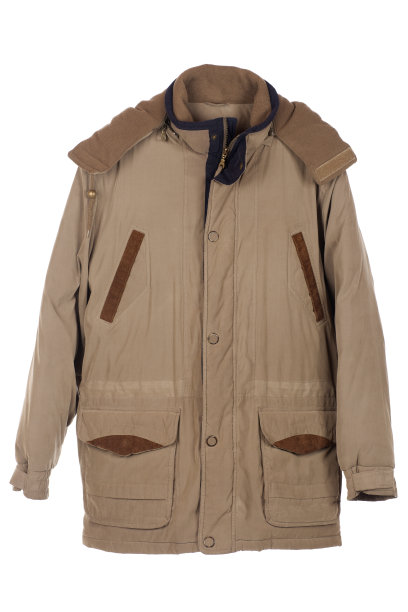 棕色外套孤立图片下载