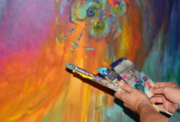 画家在工作图片下载