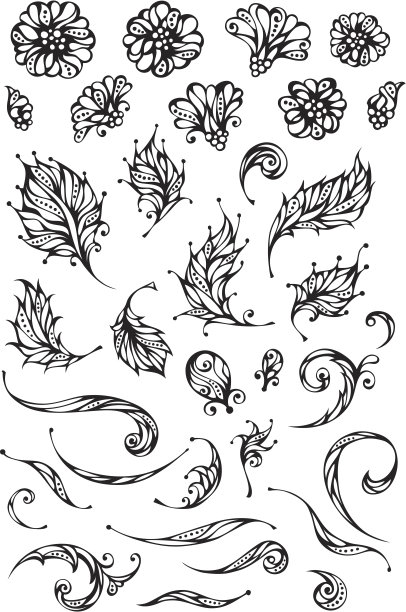 花卉元素图片下载