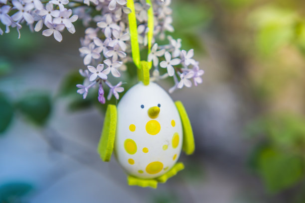 复活节兔子和彩蛋图片下载