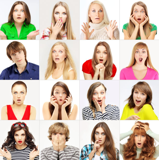 惊讶的人图片下载