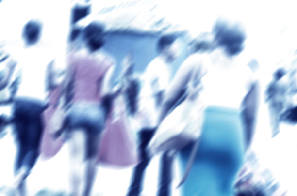 高重点人群在城市设置步行图片下载