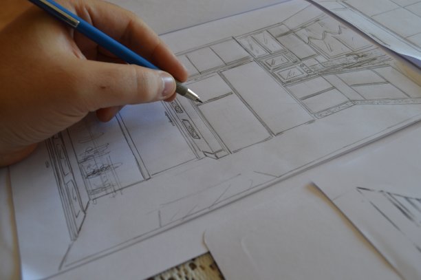 建筑绘图系列图片下载