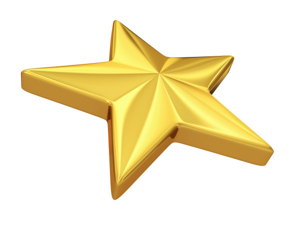 黄金之星的形状图片下载