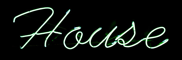 霓虹灯:房子图片下载